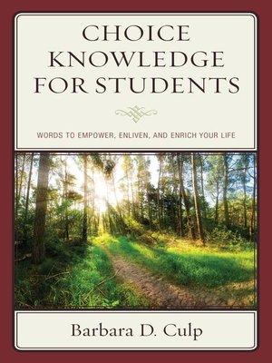 cover image of Choice Knowledge for Students